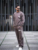 ست اسپرت دورس و شلوار بگ پارچه پنبه دو نخ the north face