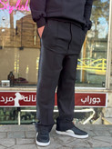شلوار بگ مردانه مشکی پارچه سورن