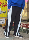 شلوار فول بگ اسپرت پارچه دو نخ