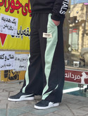 شلوار فول بگ اسپرت پارچه دو نخ