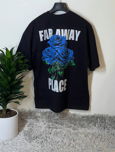 تیشرت پنبه لش باکسی پشت چاپ